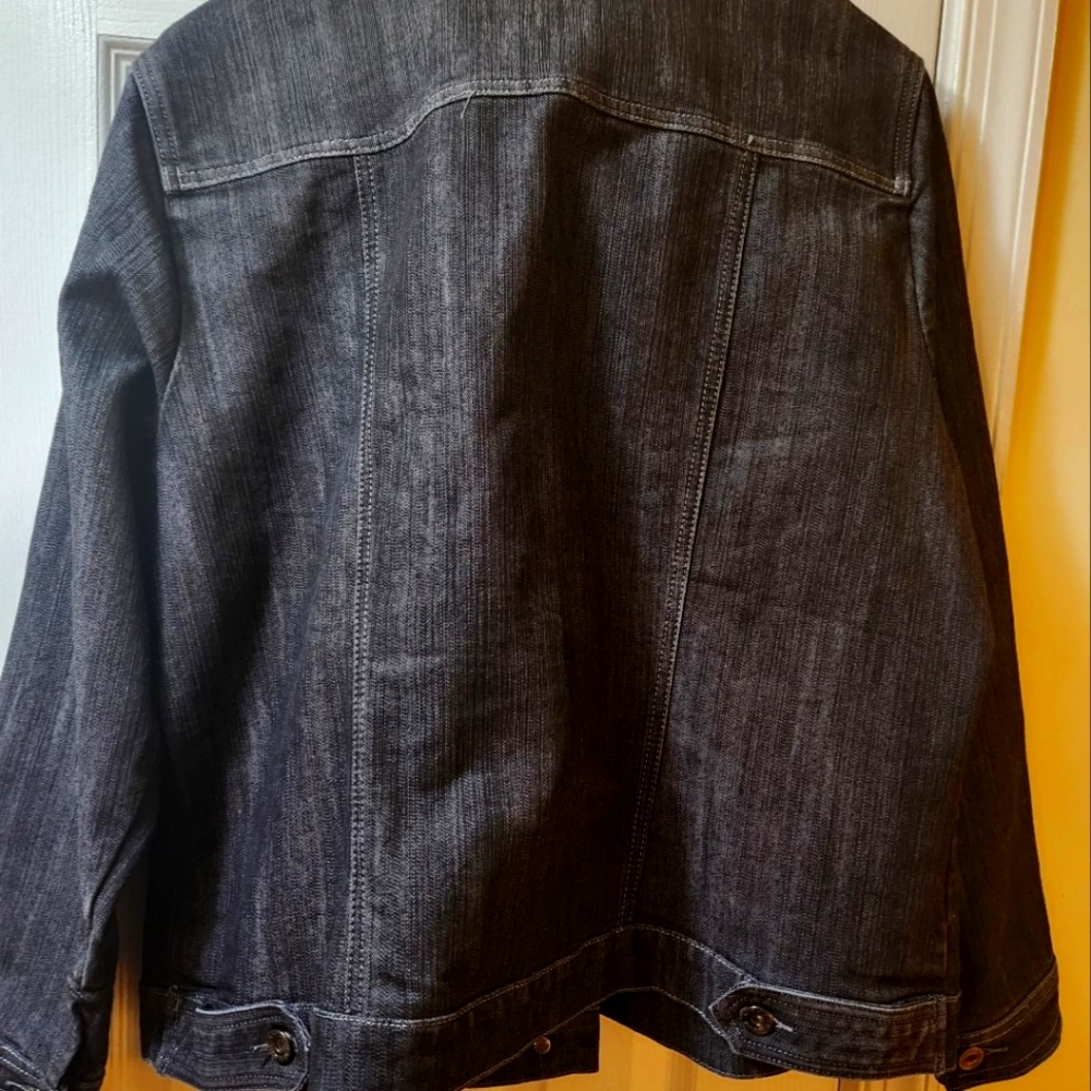 Plus size Ashley Stewart Denim Jacket - Picture 3 of 6